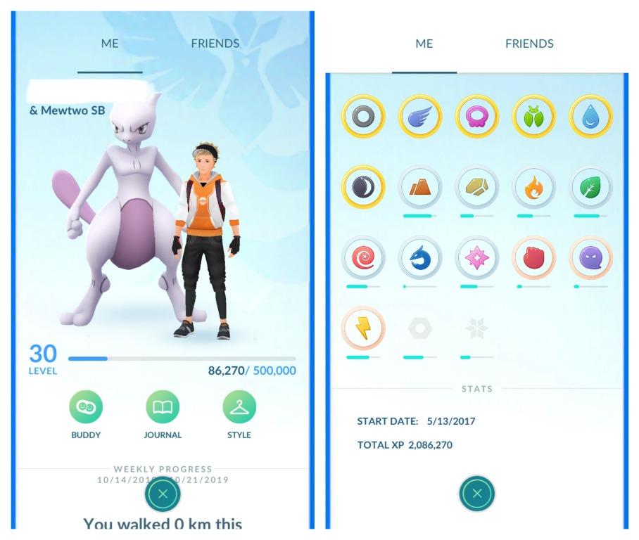 Pokemon Go Level 30 Mystic Mewtwo Shadow Ball 5 Legendaries 25 High Cp Gym Killers Video Gaming Video Games On Carousell