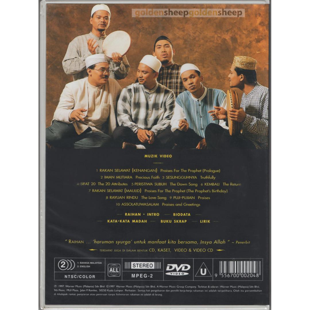 Raihan Puji Pujian 1997 Warner Music Dvd Music Media Cd S Dvd S Other Media On Carousell