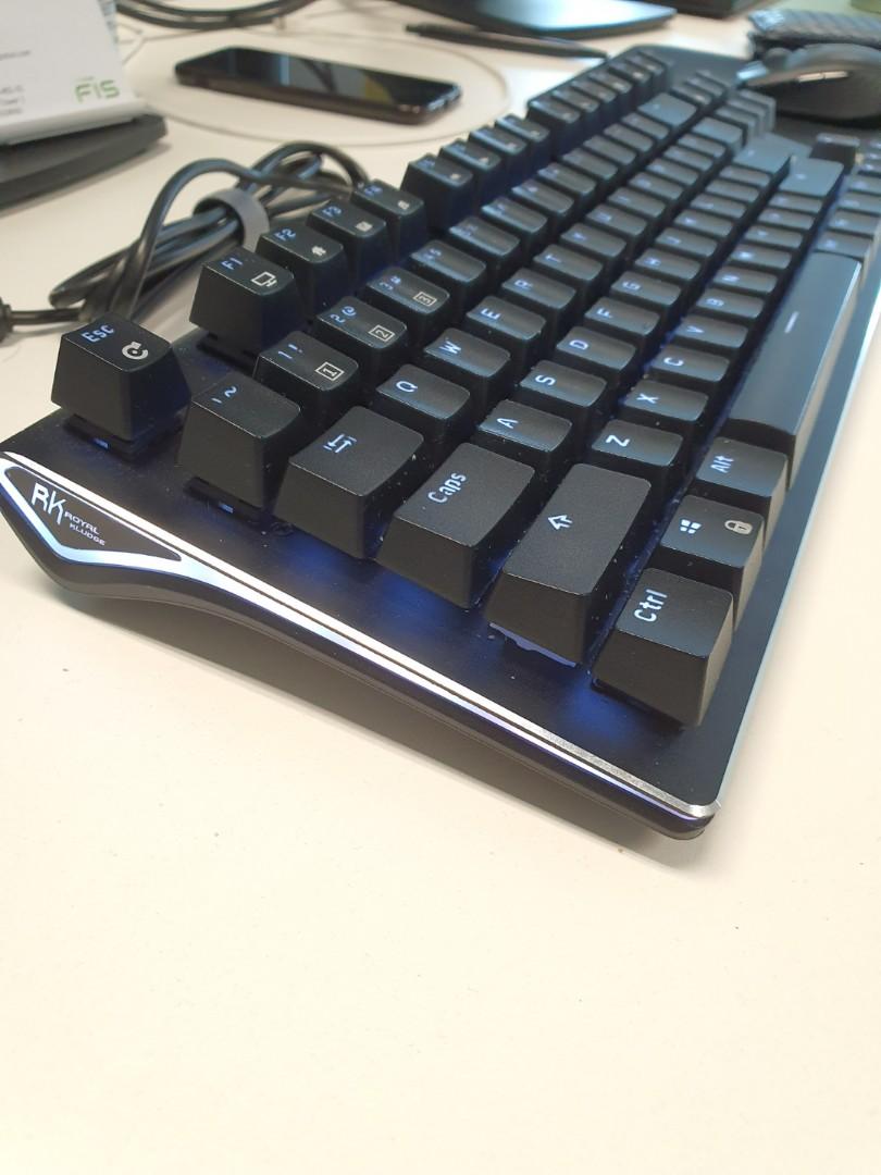 Rk G87 Mechanical Keyboard Cherry Red Electronics Computer Parts Accessories On Carousell