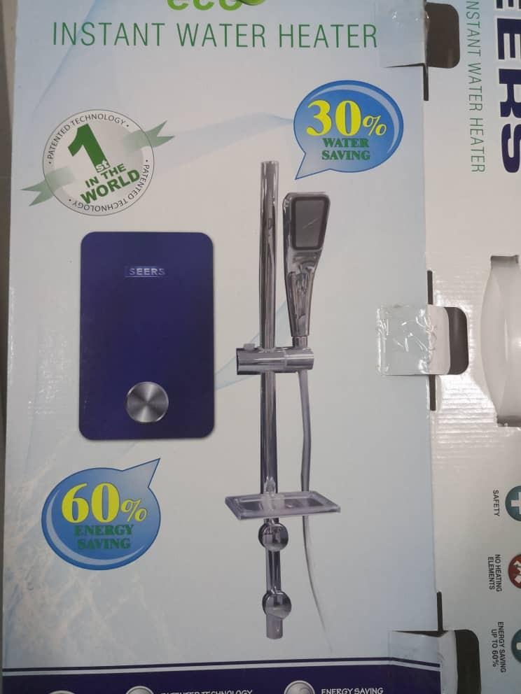 SEERS Instant Water Heater R23R (UP: RM 650), TV u0026 Home Appliances, Kitchen  Appliances, Water Purifers u0026 Dispensers on Carousell