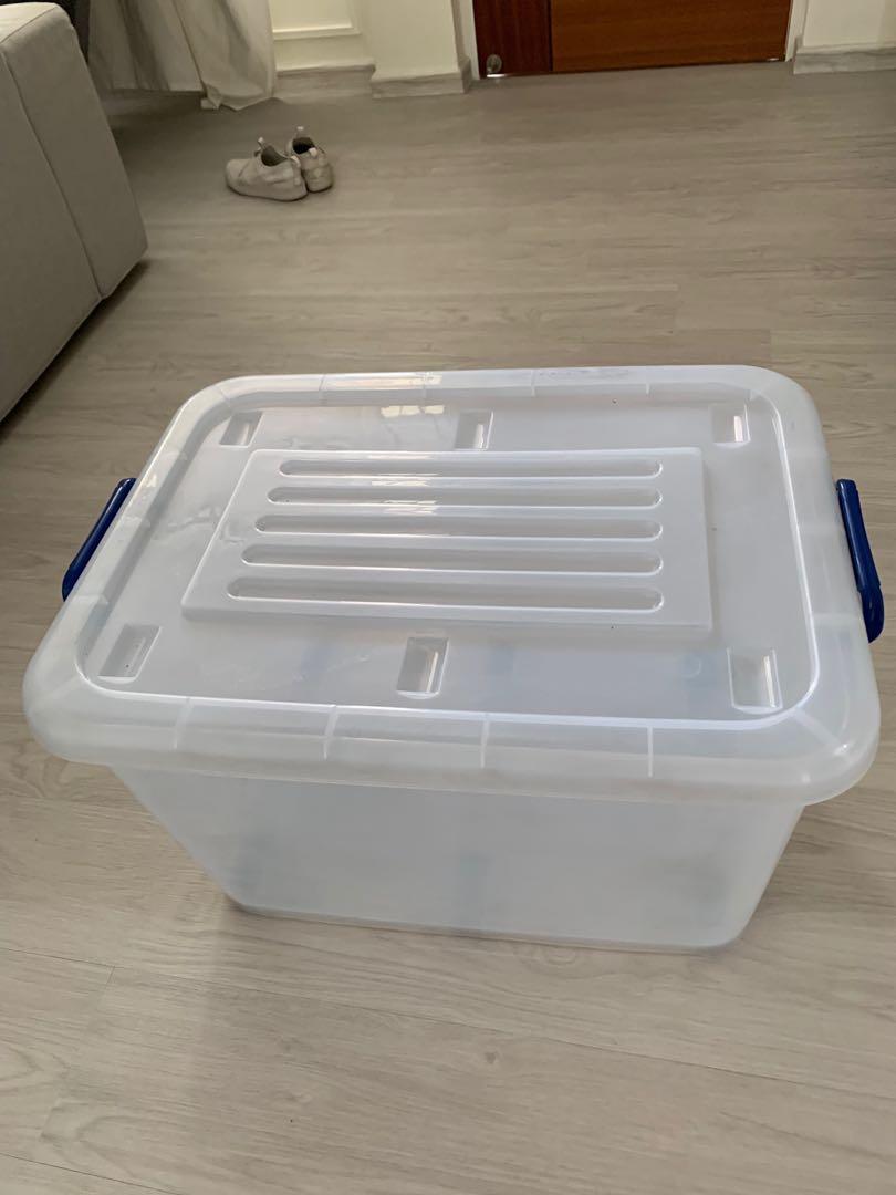 Storage Box with rollers, Furniture & Home Living, Home Improvement