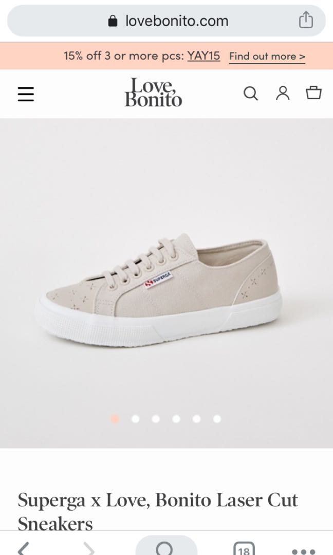 superga x love bonito