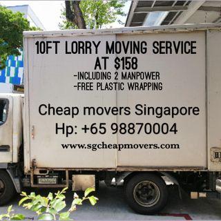 Cheapest movers at $158 nett per truck for house moving - Cheap movers Singapore