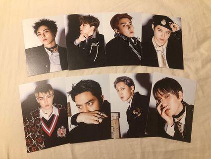 Exo official dmumt postcard set