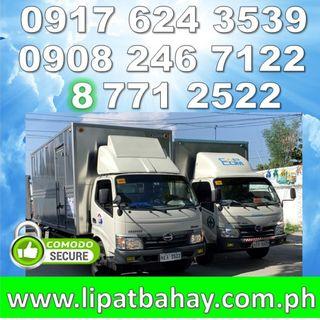 Lipat bahay truck for rent hire 14 15 16 feet canter elf closed van