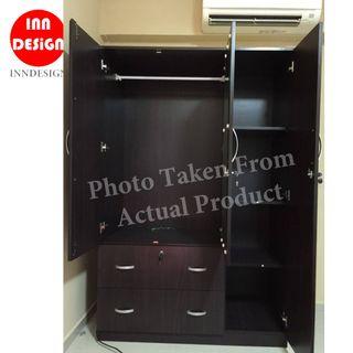 [SG SELLER] Angela 4ft 3 Doors Wardrobe (Free Installation)