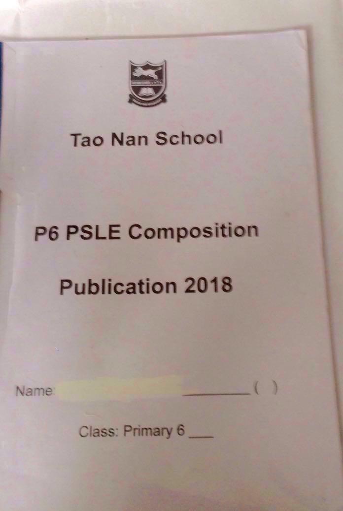 (2020 available) 2018 P6 PSLE Composition Publication Tao Nan School