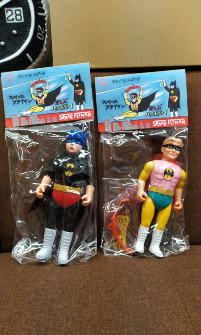 全新Awesome Toy Space Flyman Batman + Robin set, 興趣及遊戲, 玩具