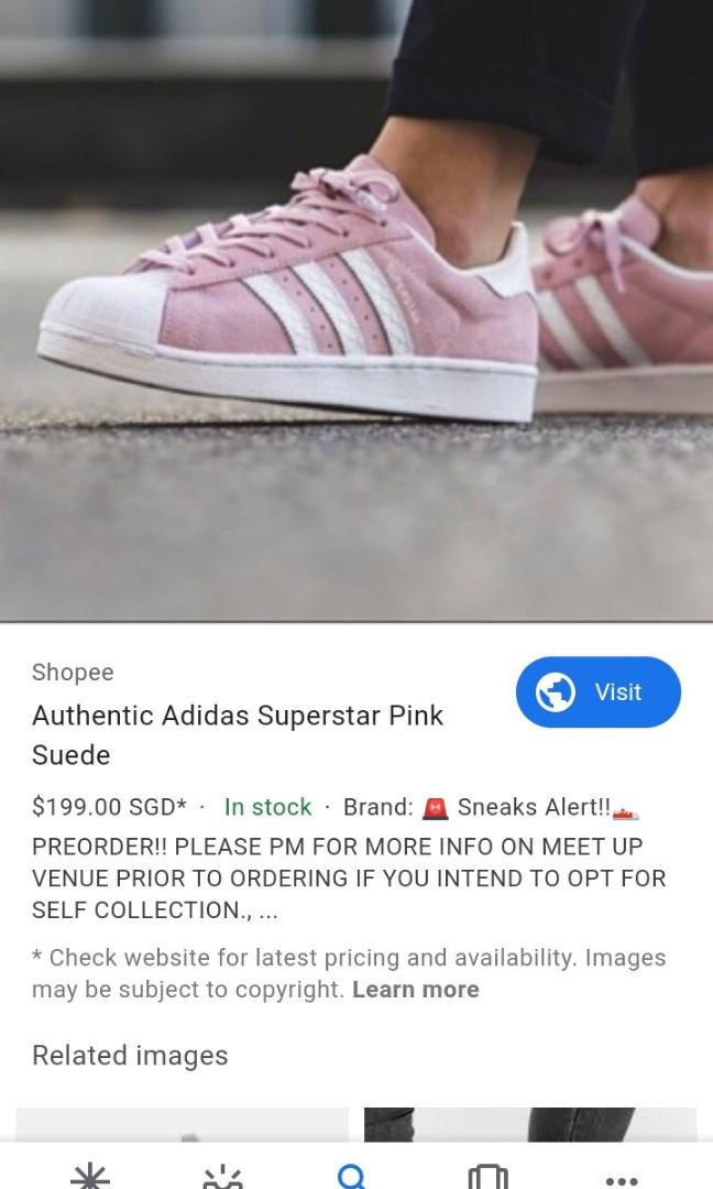 Originals superstar deals pink suede