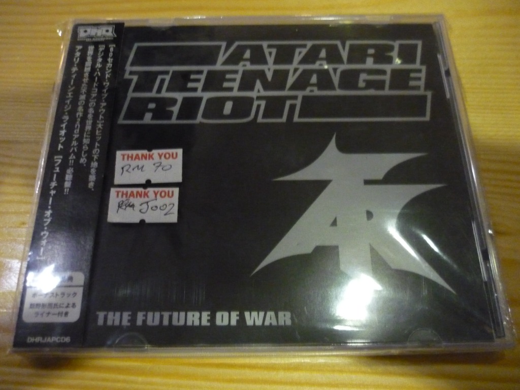 ATARI TEENAGE RIOT - The Future of War CD, Hobbies & Toys, Music ...