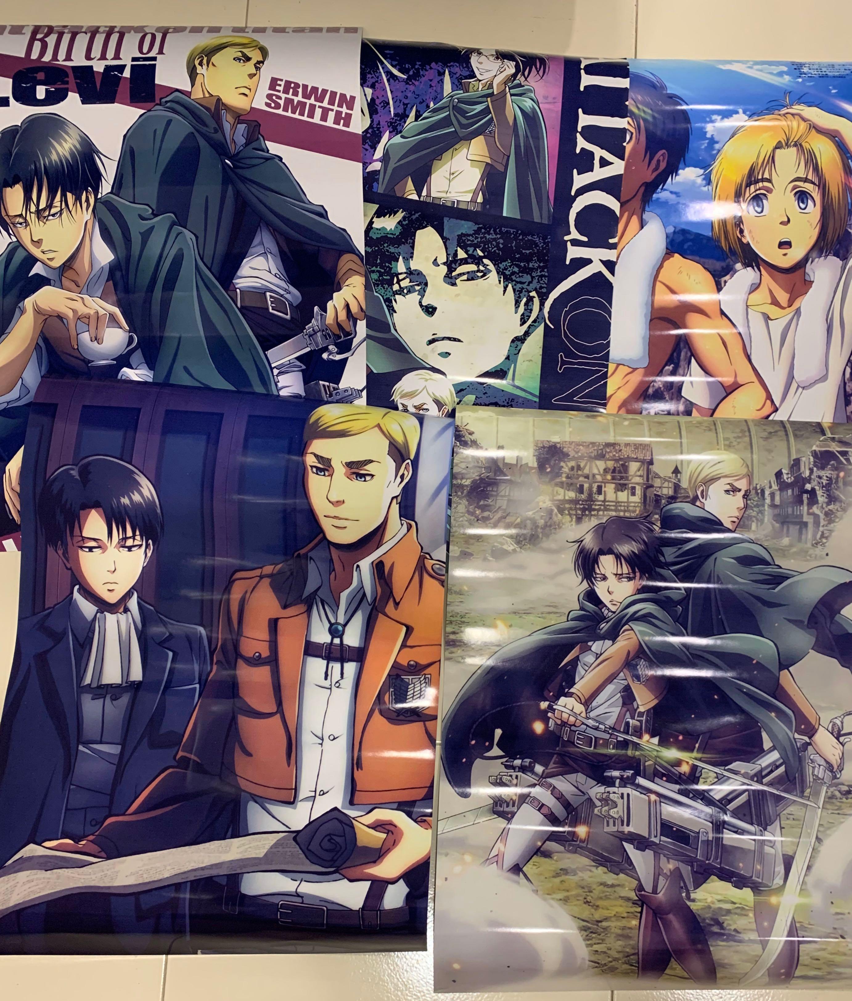 Attack On Titan Shingeki No Kyojin Posters Entertainment J Pop On Carousell