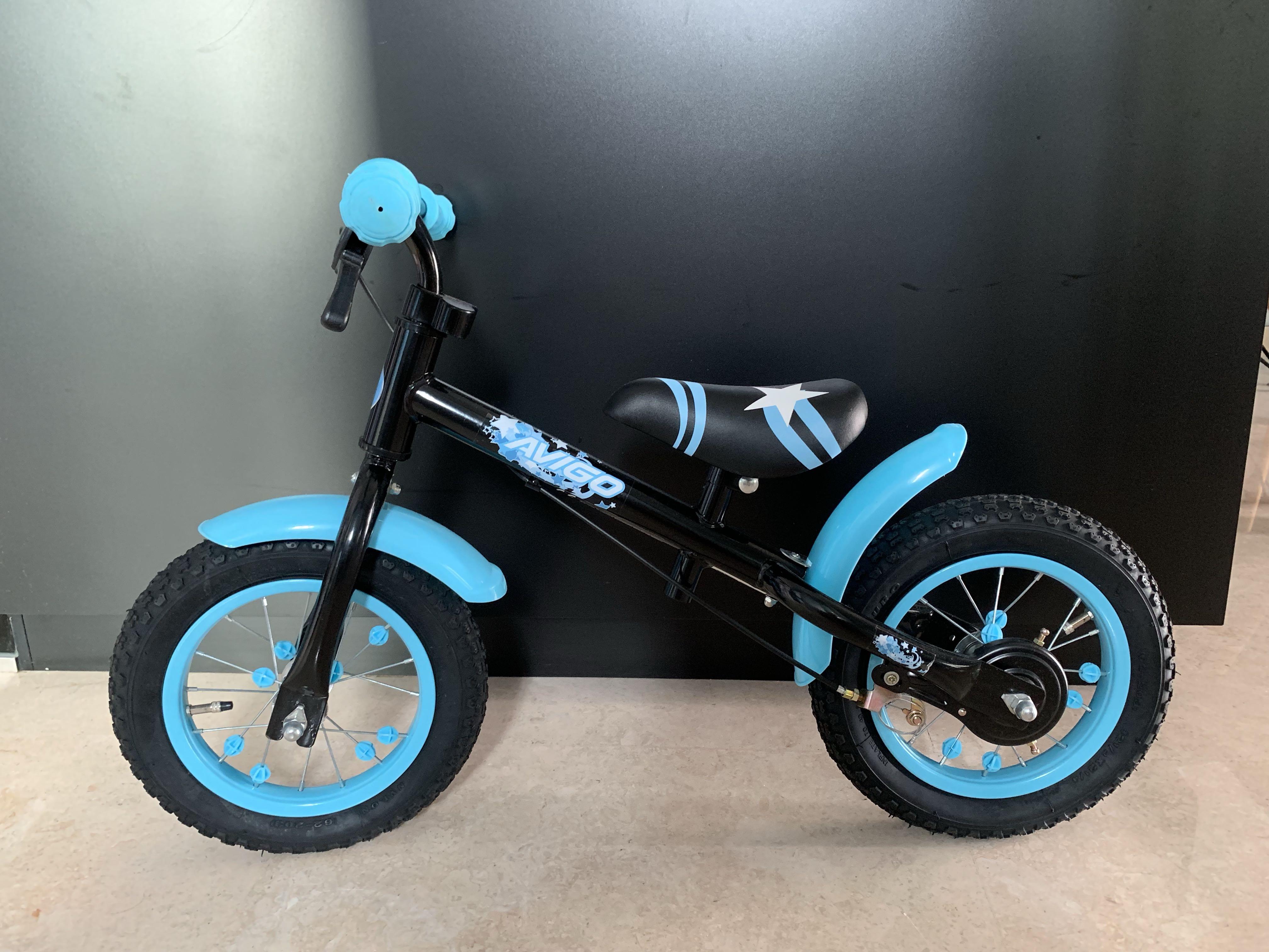 Avigo 12 Inch Airtyre Premium Walking Bike Blue Babies Kids Infant Playtime on Carousell