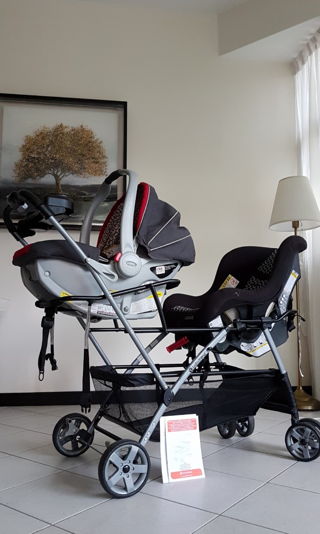 Universal snap and go double stroller outlet