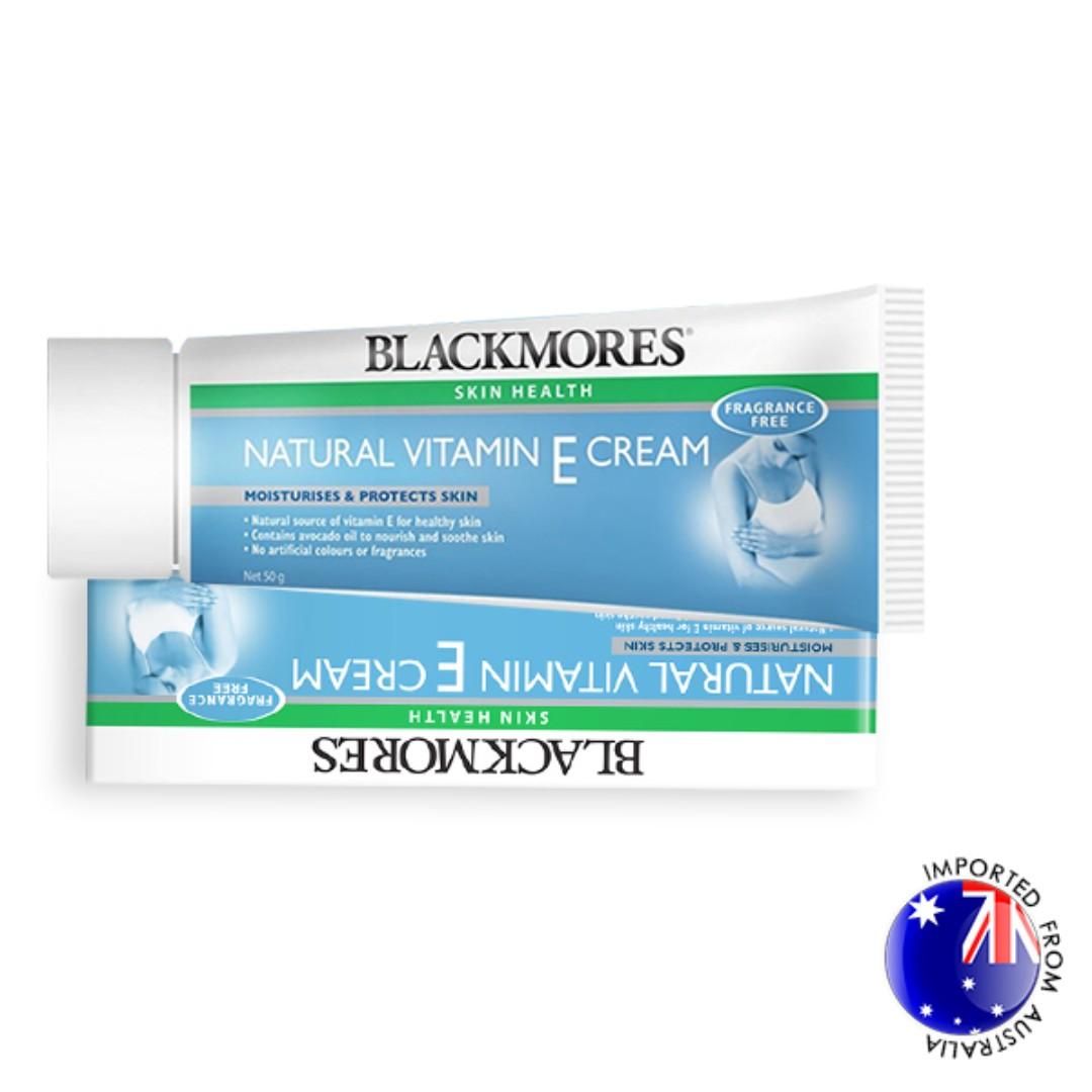 Blackmores Natural Vitamin E Cream 50g Health Beauty Face Skin Care On Carousell