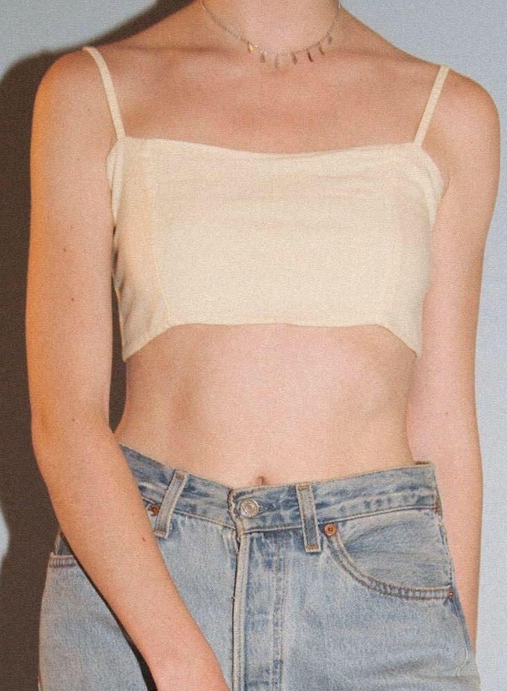 brandy melville yellow top