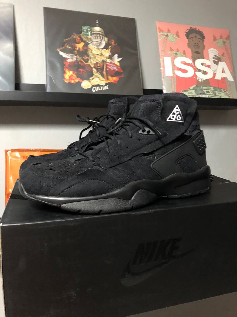 Comme des garcons x Nike air mowabb black Men s Fashion Footwear Sneakers on Carousell