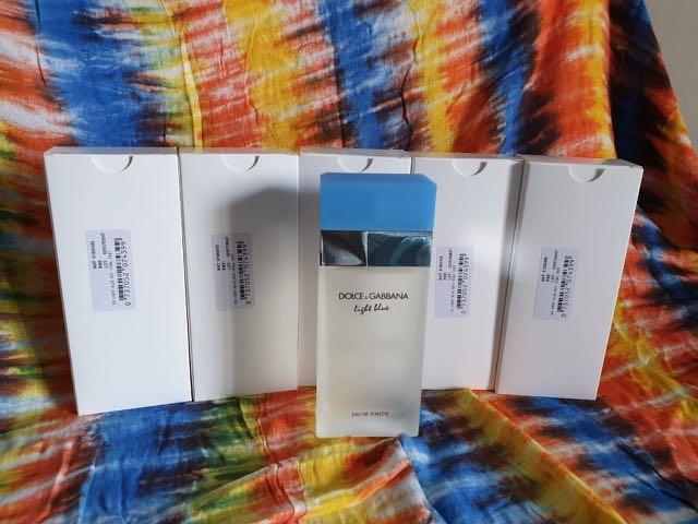 D&G Light Blue for Women (Category: Vision Care) located in Makati City. Submitted by gafenterprices (Listing ID 257514545, Image 1). Description: Original Perfume from Duty Free. Lower than Mall price..