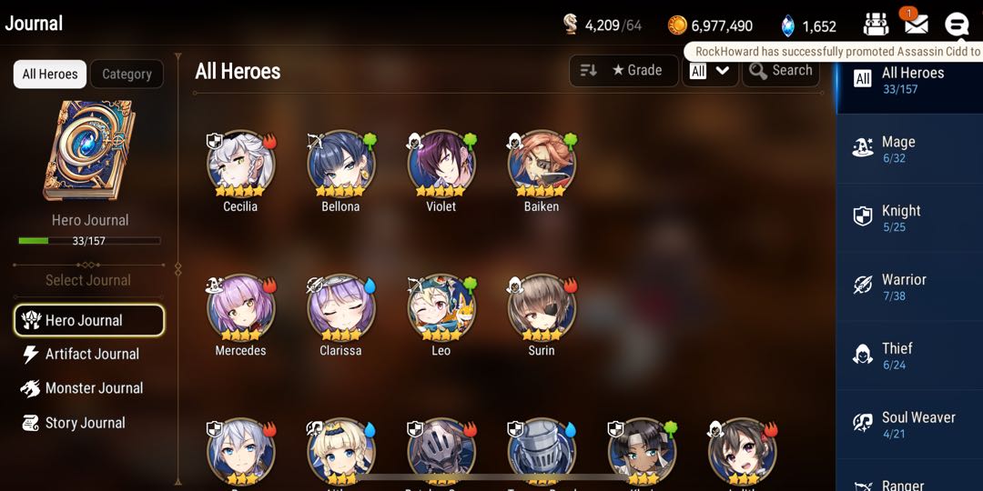 Epic seven beginner acc Asia stove, Video Gaming, Gaming Accessories