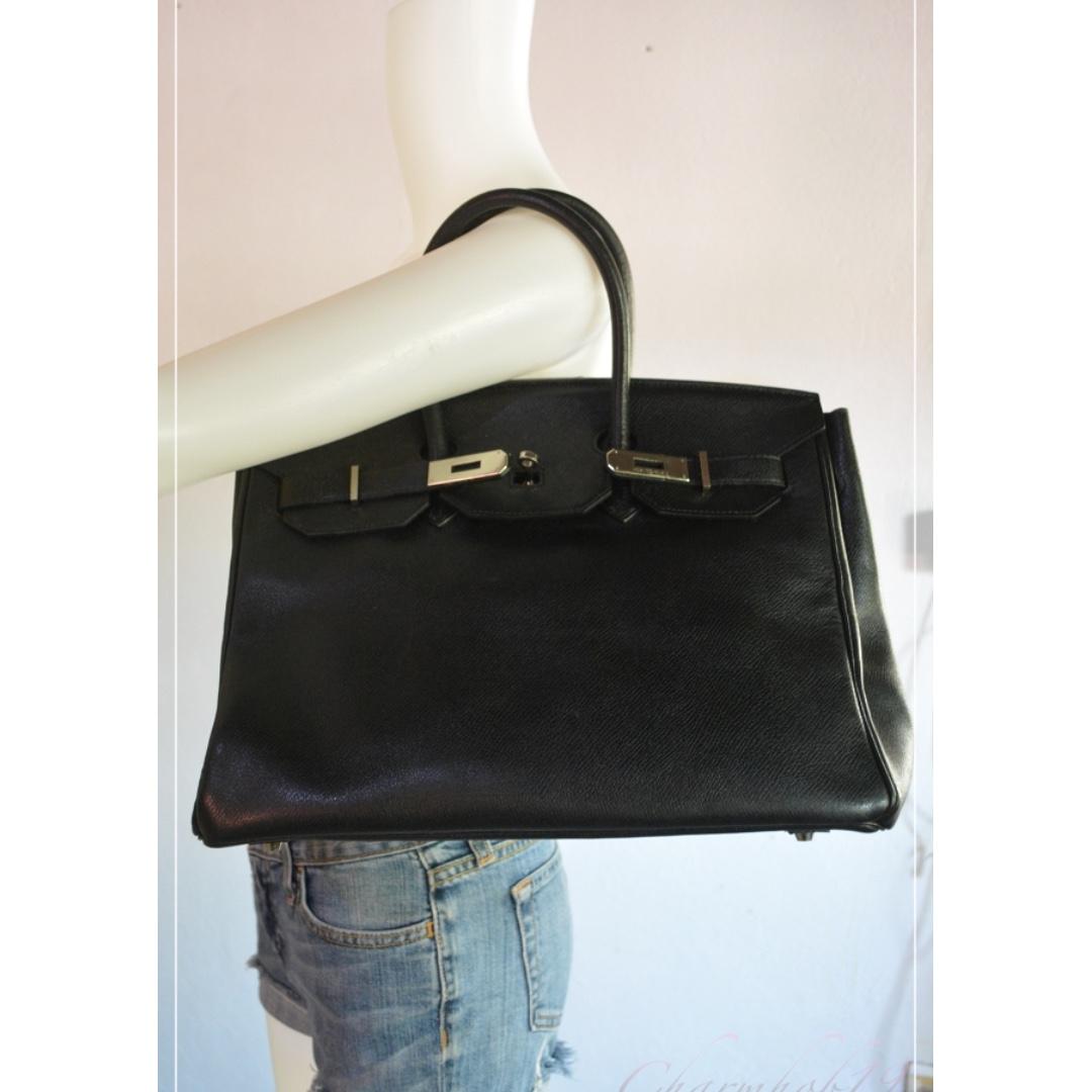 HERMES black birkin leather tote hand bag (Category: Luxury Bags & Wallets) located in Cagayan de Oro. Submitted by real_luxe (Listing ID 257654068, Image 1). Description: Soon....