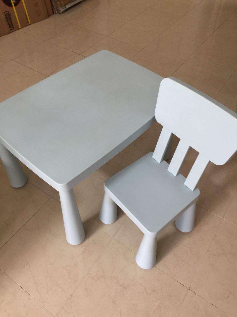 Ikea Kids Table And Chair Babies Kids Baby Nursery Kids Furniture Kids Tables Chairs On Carousell