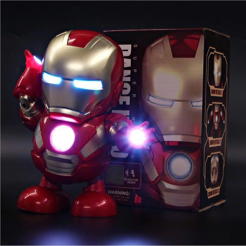 dancing robot iron man