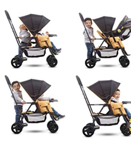 Joovy Caboose Graphite Stand On Tandem Stroller Red Babies Kids Going Out Strollers on Carousell