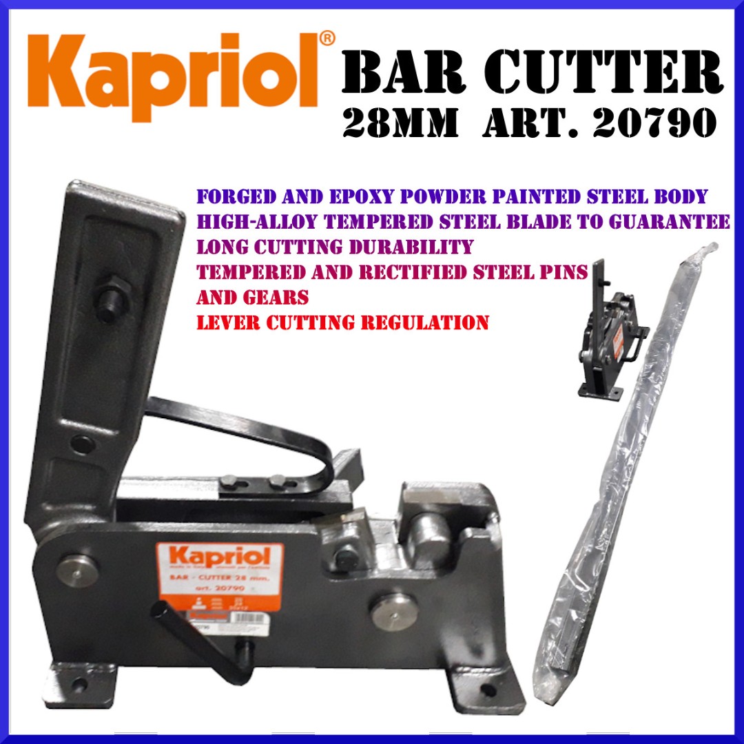 KAPRIOL Italy Bar Cutter 28MM, Furniture & Home Living, Home Improvement &  Organization, Home Improvement Tools & Accessories on Carousell