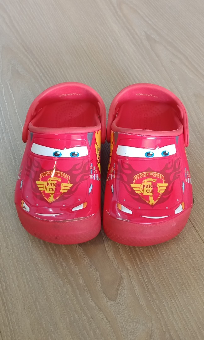 Crocs Sandals - McQueen with lights, Babies & Kids, Babies & Kids Fashion  on Carousell