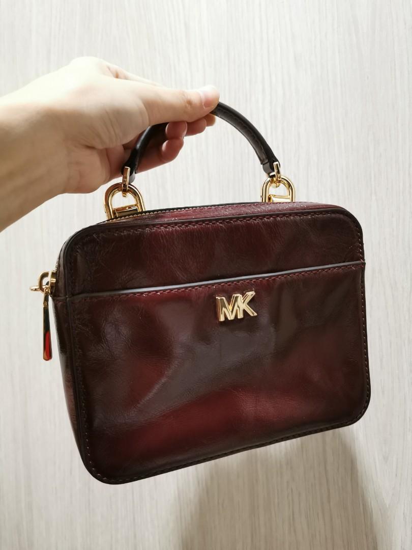 Mott mini crinkled sales calf leather crossbody