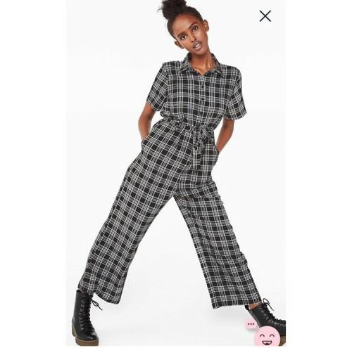 monki belted jumpsuit