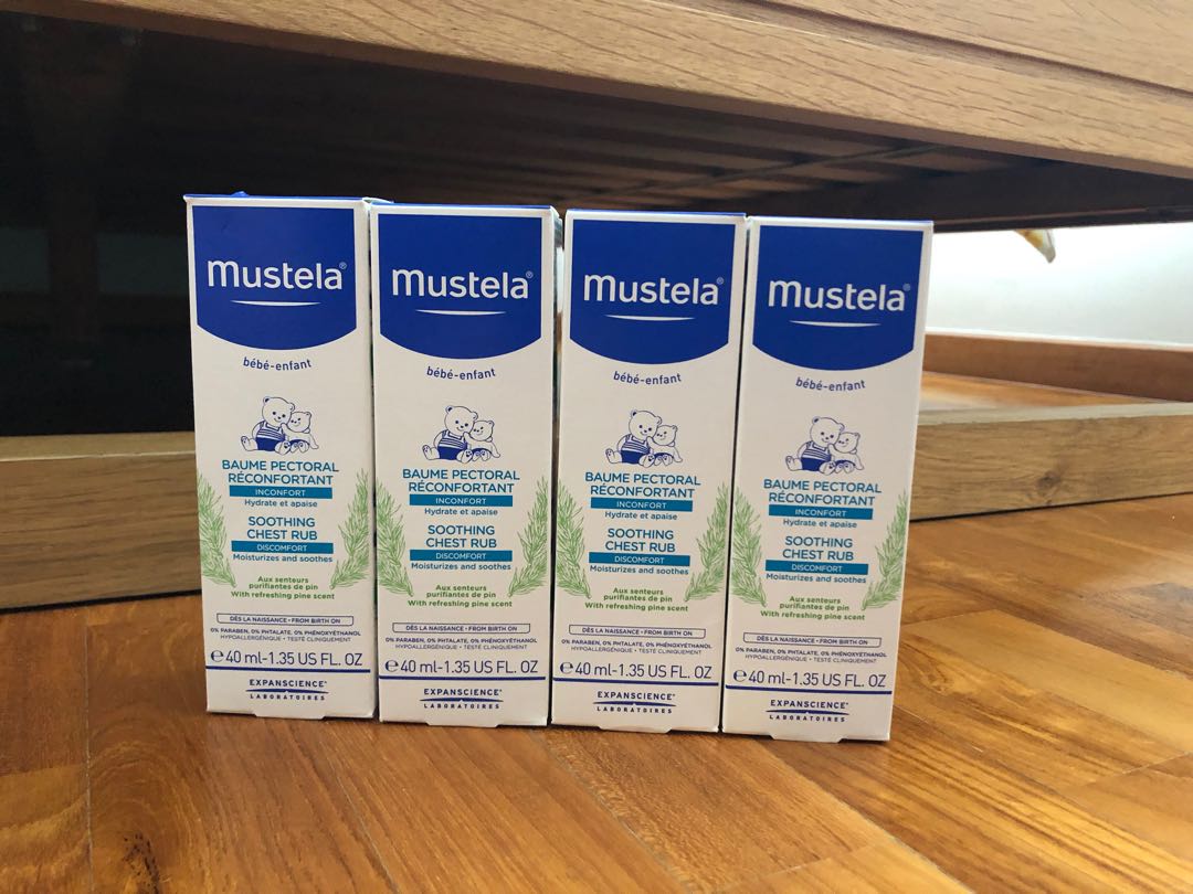 Mustela Soothing Chest Rub, Babies & Kids, Nursing & Feeding
