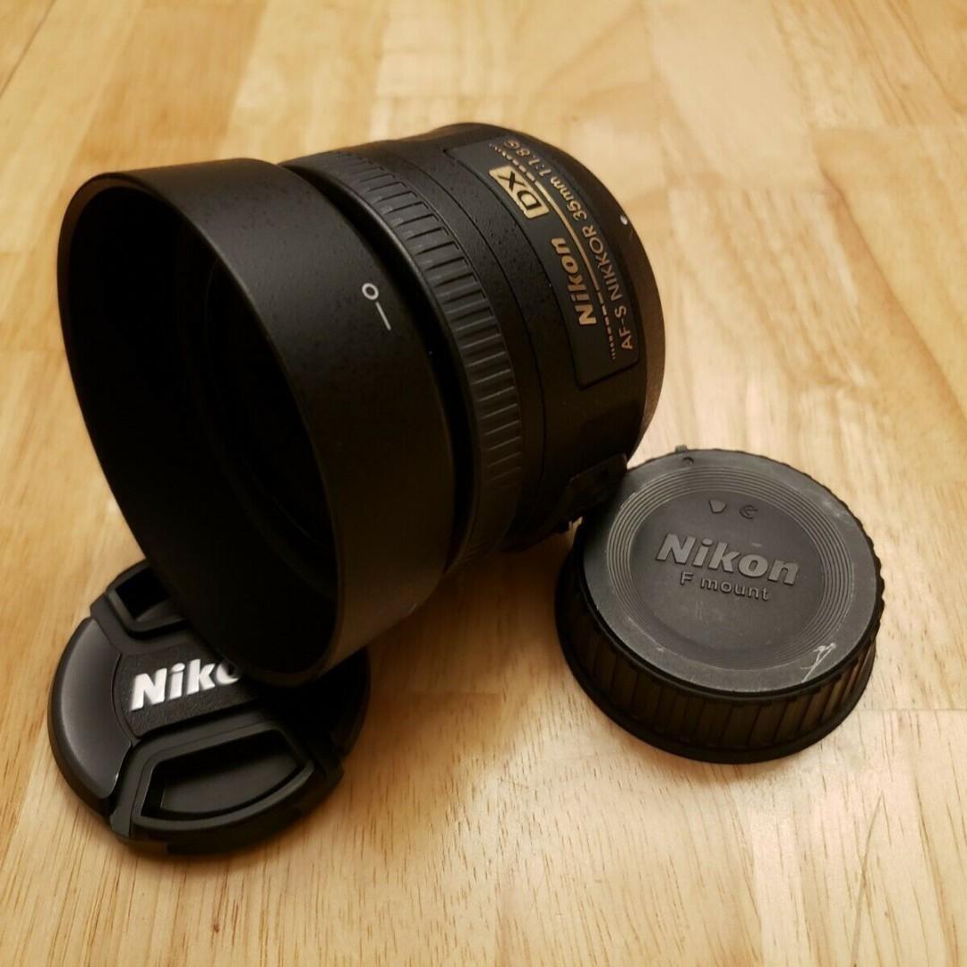 Nikon Af S Dx Nikkor 35mm F 1 8g Lens Manual Focus Only Photography Lenses On Carousell