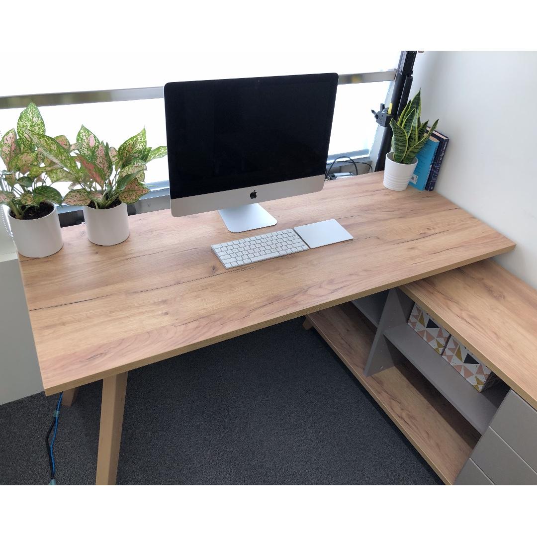 Office Desk Made In Germany L Shaped With Drawers Home