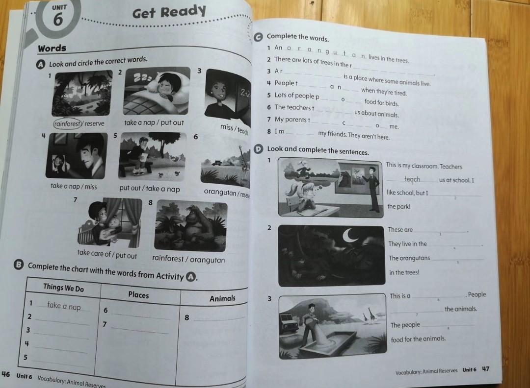 Oxford Discover Level 1 3 Student Book Workbook 6 Books Books