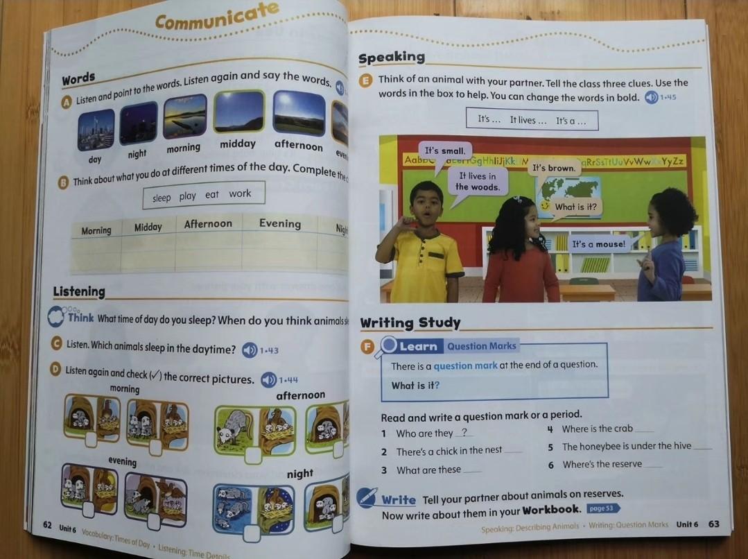 Oxford Discover Level 1 3 Student Book Workbook 6 Books Books