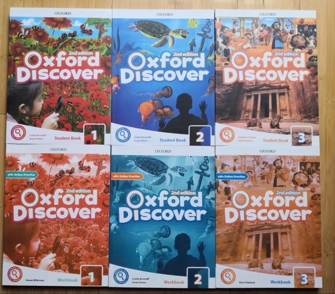 Oxford Discover Level 1 3 Student Book Workbook 6 Books Books