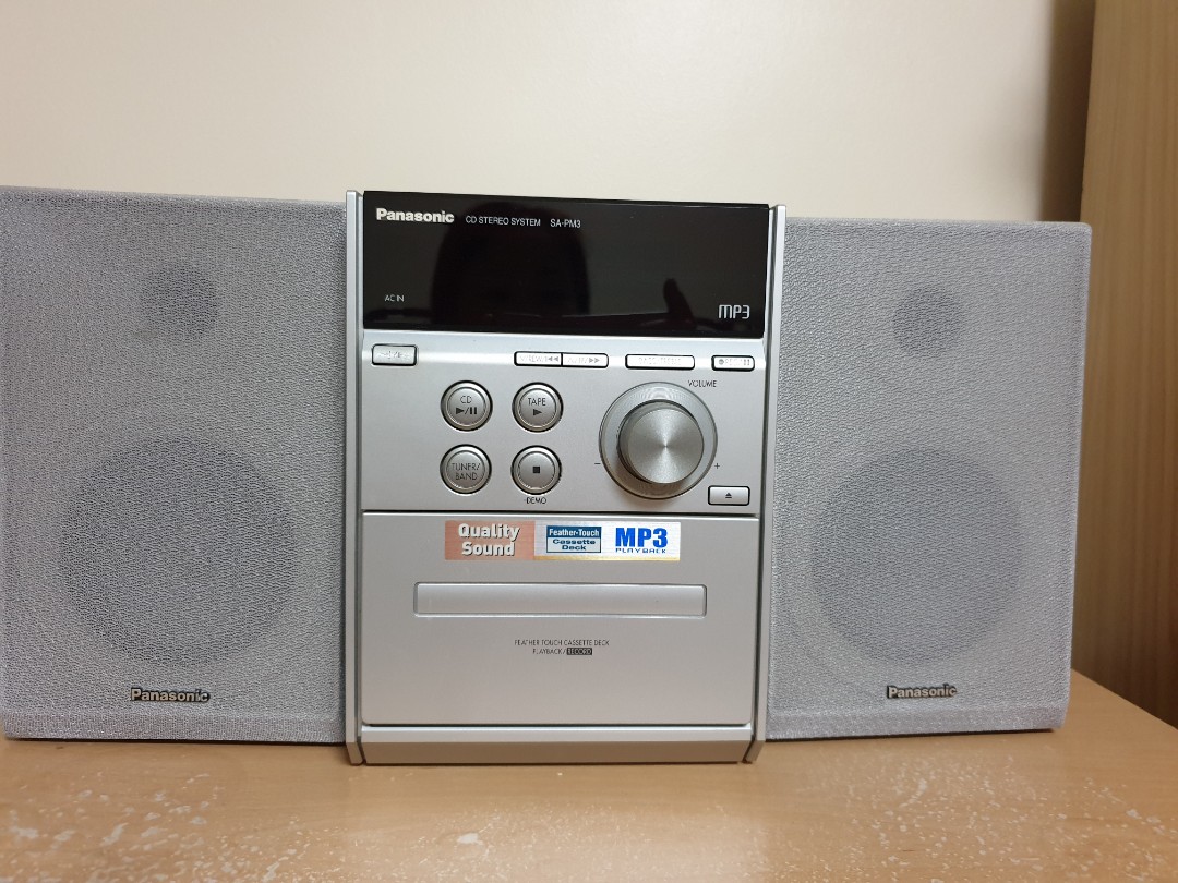 Panasonic CD, Radio, Cassette Stereo System (Model no: SA-PM3 ), Audio,  Portable Music Players on Carousell