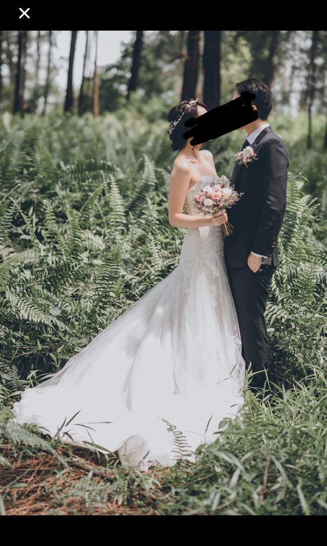 Pronovias White One Wedding Dress Nieves