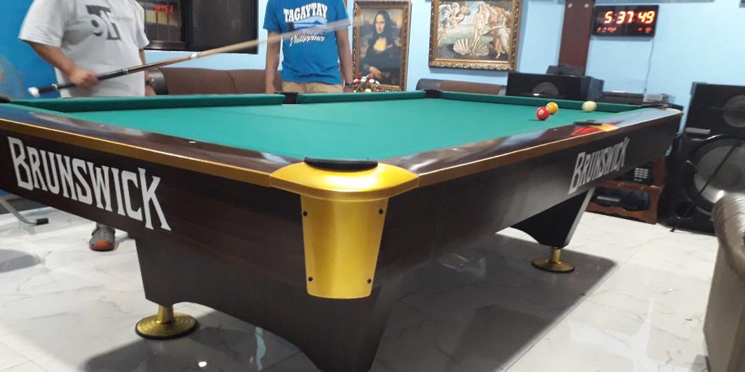 Refurbished Brunswick Standard Billiard Table For Sale, Sports