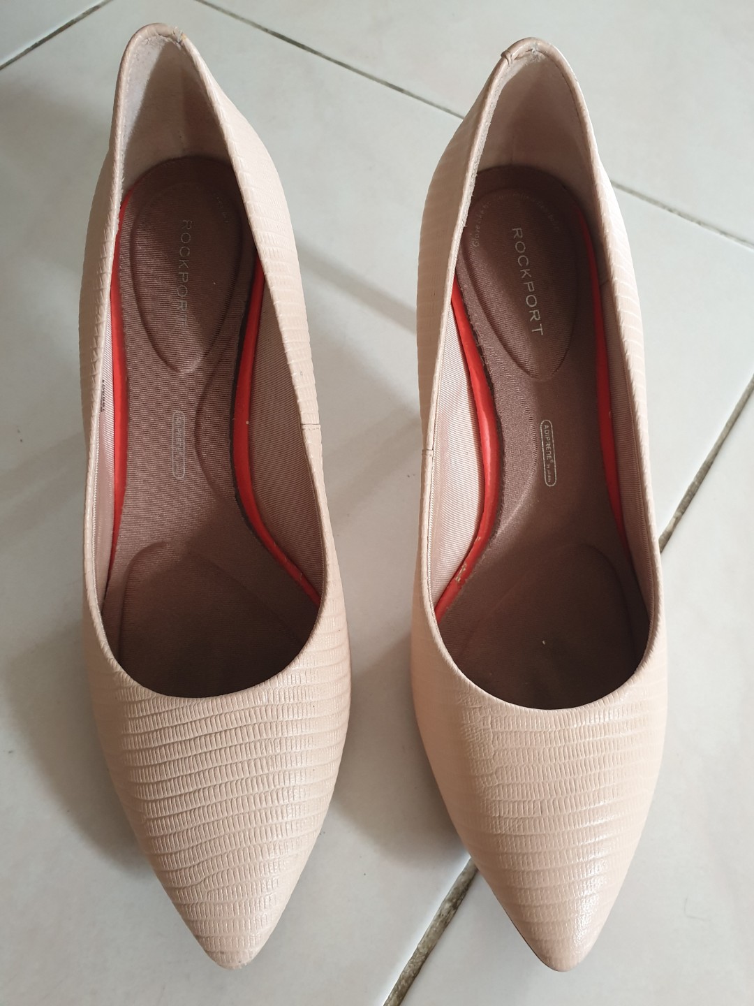Rockport nude heels top