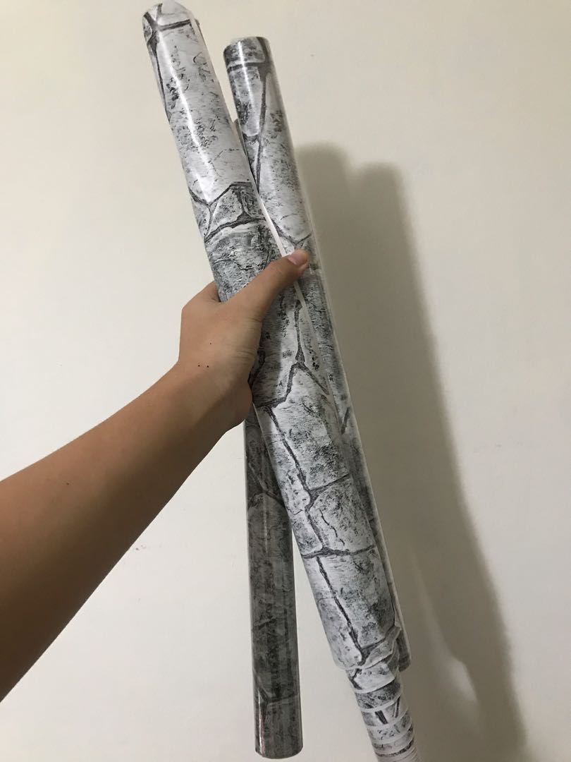 Stick on wallpaper, Furniture, Home Decor, Others on Carousell