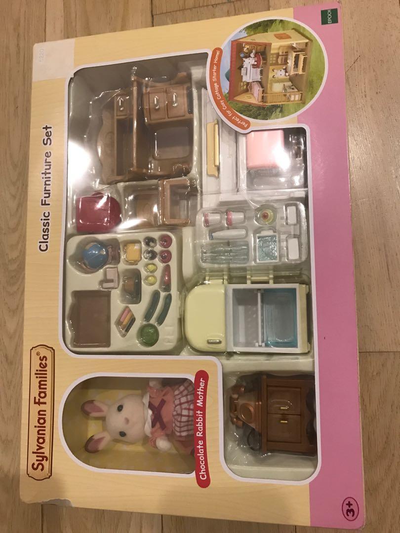 sylvanian classic furniture set