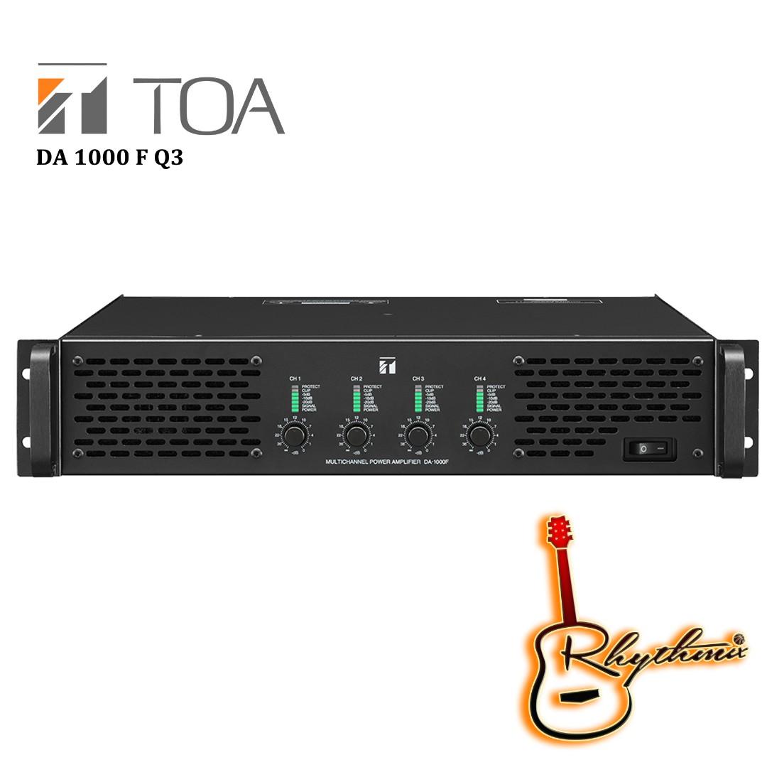 TOA DA 1000 F Q3 MultiChannel Power Amplifier, Hobbies & Toys, Music