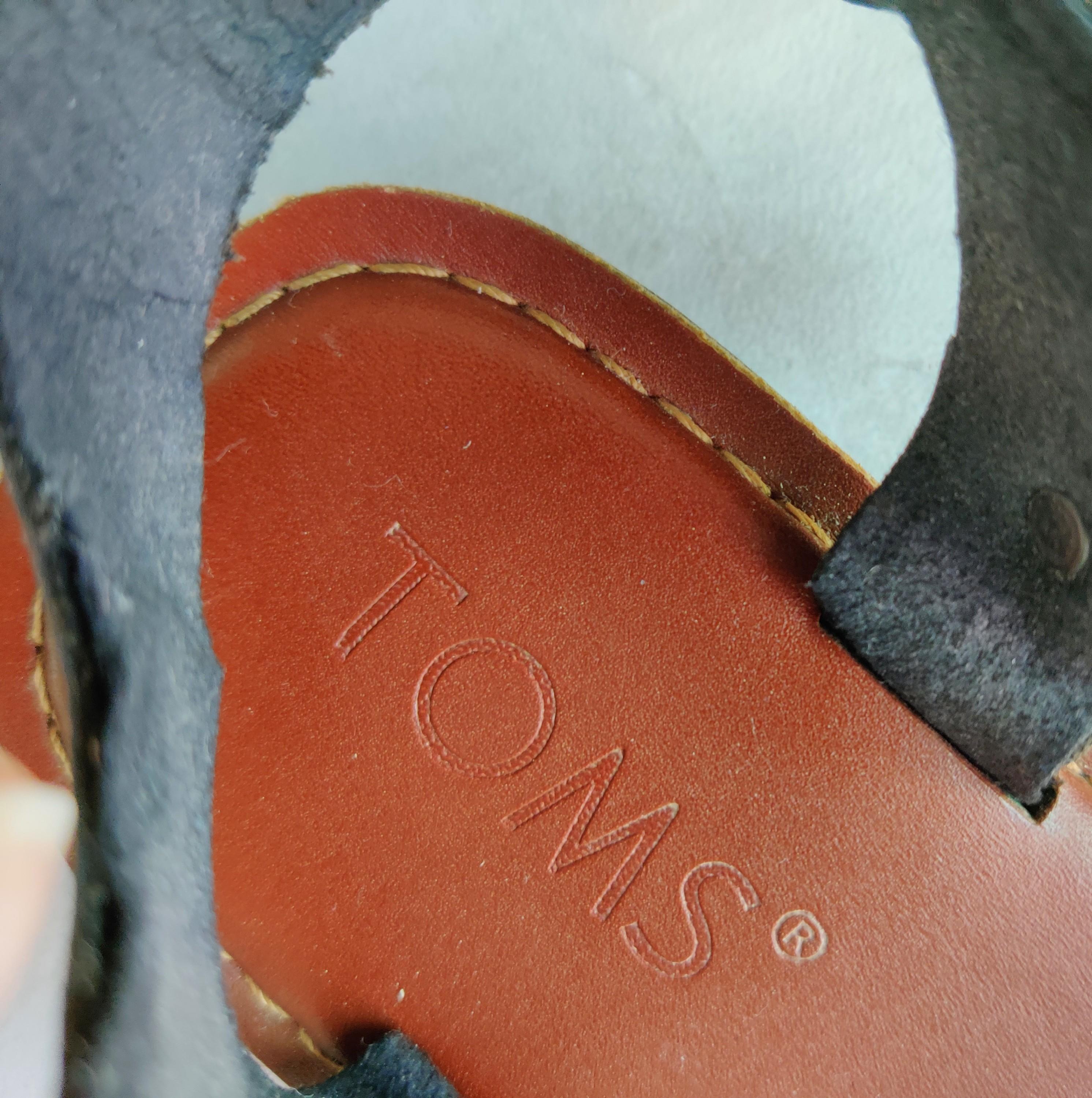 toms zoe sandals black