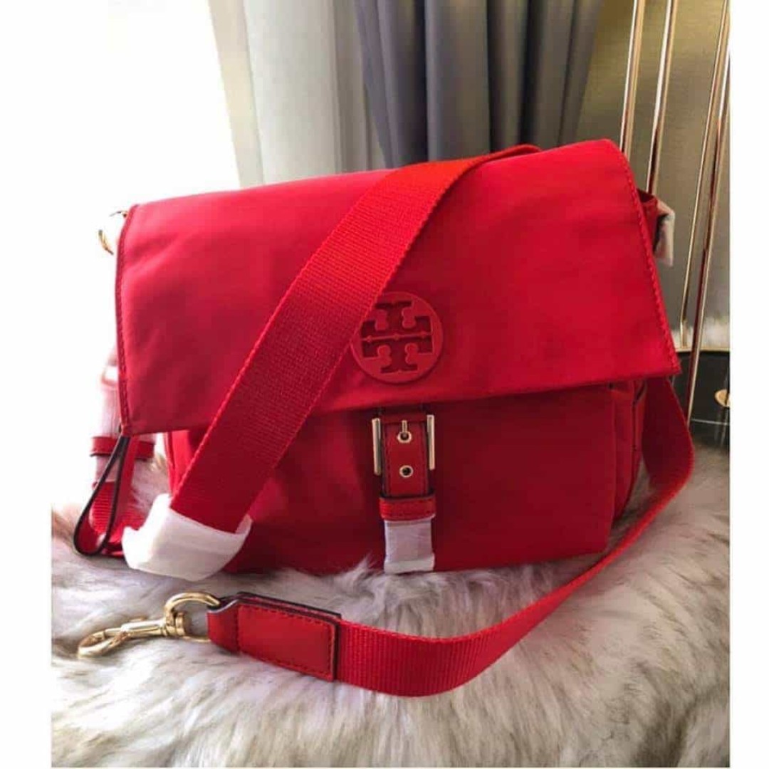 Tory Burch Tilda Nylon Crossbody Bag - Red, Women's Fashion, Bags &  Wallets, Cross-body Bags on Carousell