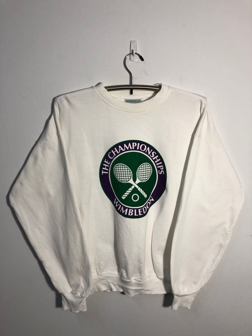 Vintage Tennis Wimbledon Sweater Men s Fashion Tops Sets