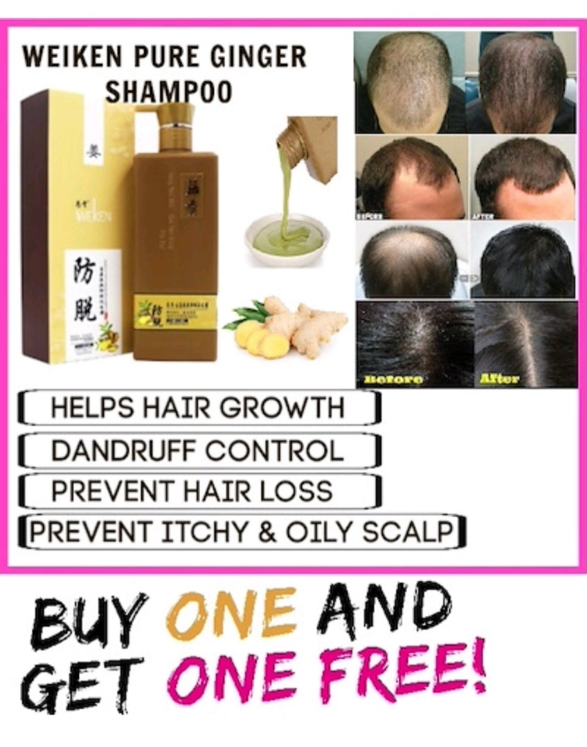 Buy 1 Free 1 Weiken Pure Raw Ginger Shampoo Helps Hair Growth Anti Dandruff Helps Itchy Scalp Helps Oil Control Health Beauty Hair Care On Carousell Based on these results, researchers concluded that ginger could help inhibit hair growth or even intentionally remove hair.