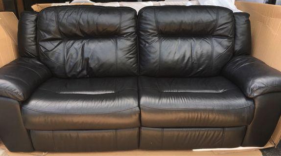 2.5 Seater Sofa Recliner (BLACK)