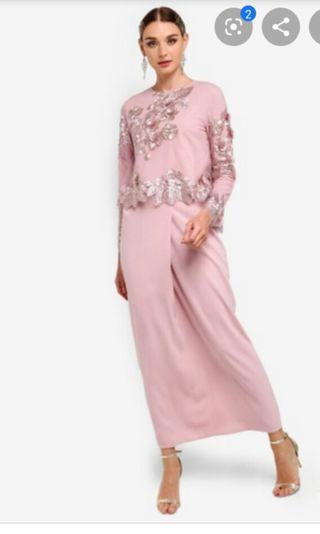 Zalia Embroidered Lace Double Layer