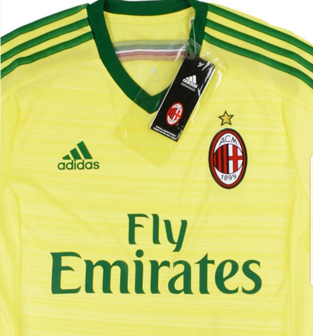 2014 15 Ac Milan Jersey Original Honda Nameset Sports Sports Apparel On Carousell
